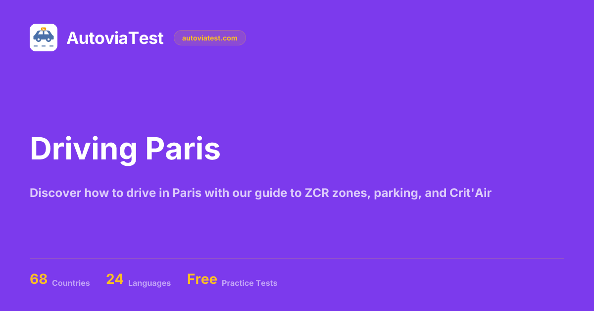 Driving Paris — AutoviaTest