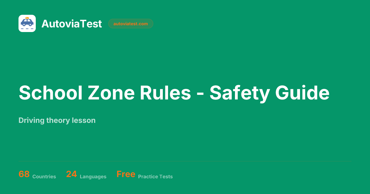 Beautiful view of Community Association School Zone Safety Planning