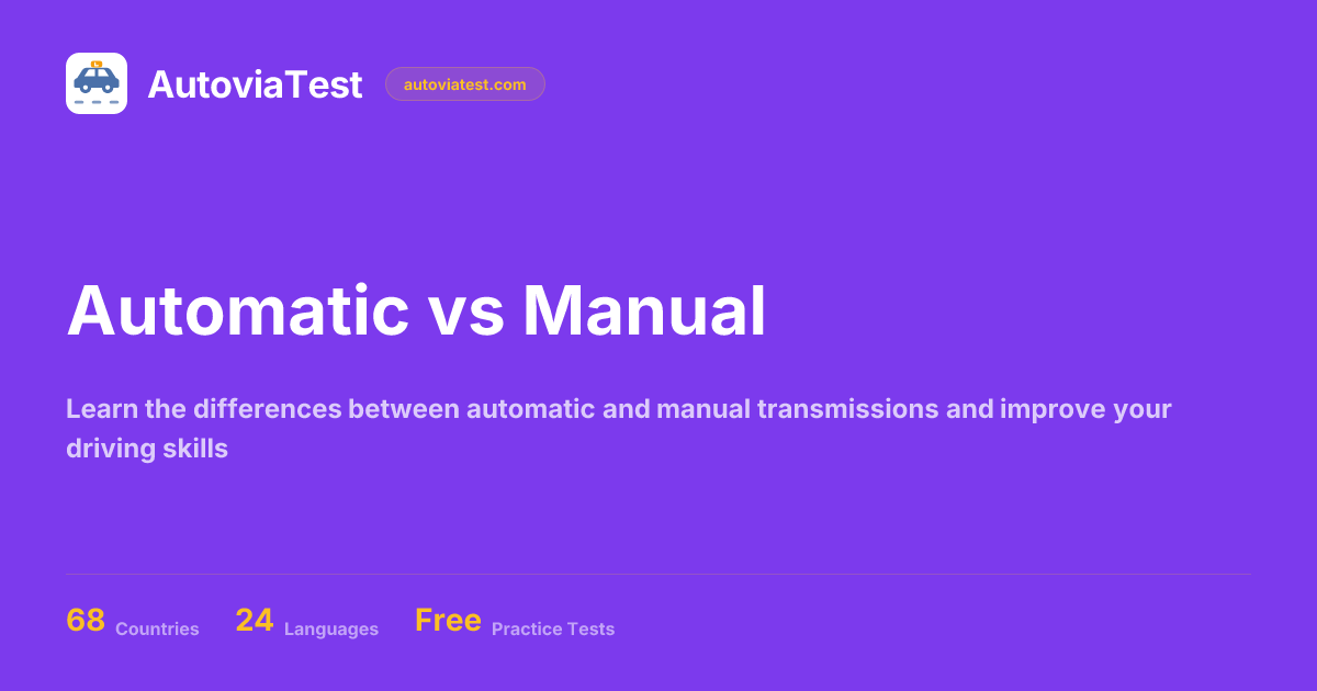 Automatic vs Manual | AutoviaTest