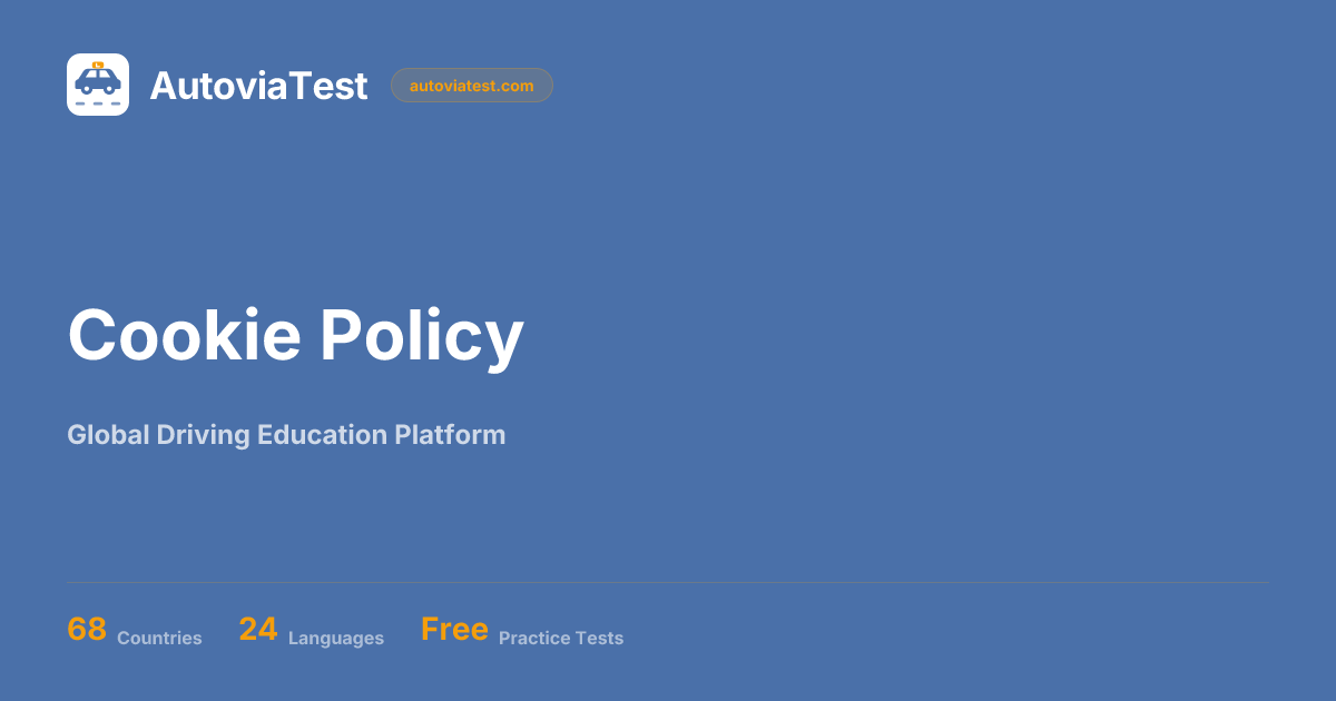 Cookie Policy | AutoviaTest